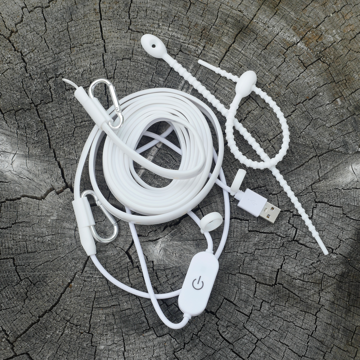 Charging cord for camping hammock light
