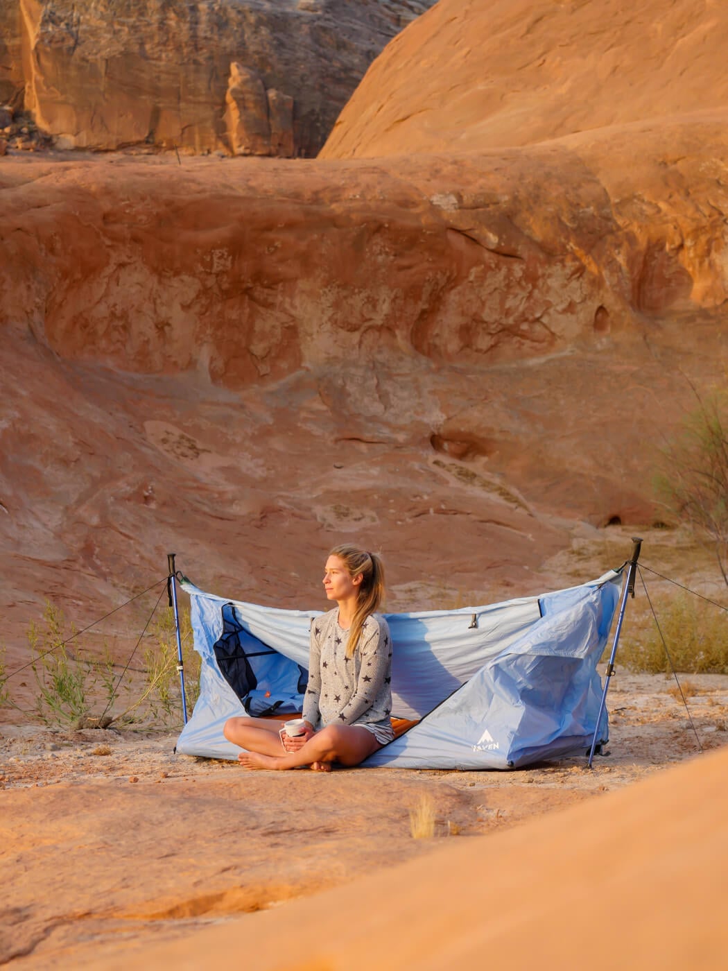 Haven Tent setup as a ground tent