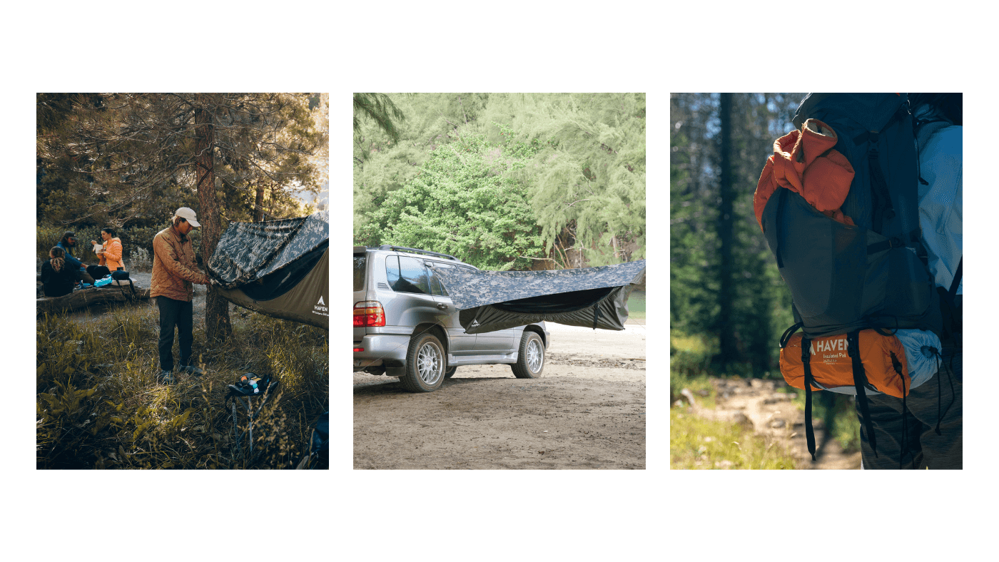 Camping for beginners. Three ways to use the Haven Tent