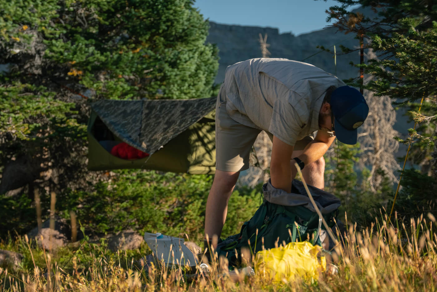 Setting up camping for beginners