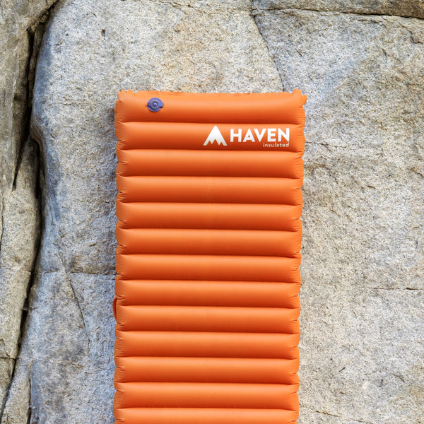 ヘブンテント HAVEN Insulated Pad XL オレンジ グリーン Haven Tent Pad – Haven Tents