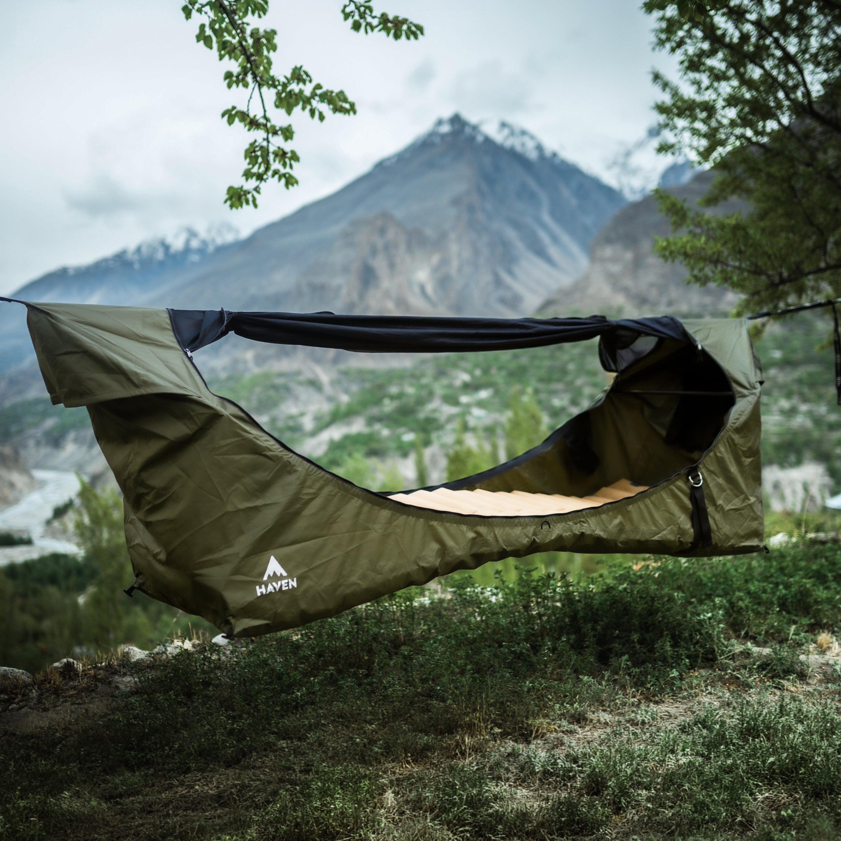 Haven Safari | Canvas Lay Flat Hammock Tent – Haven Tents
