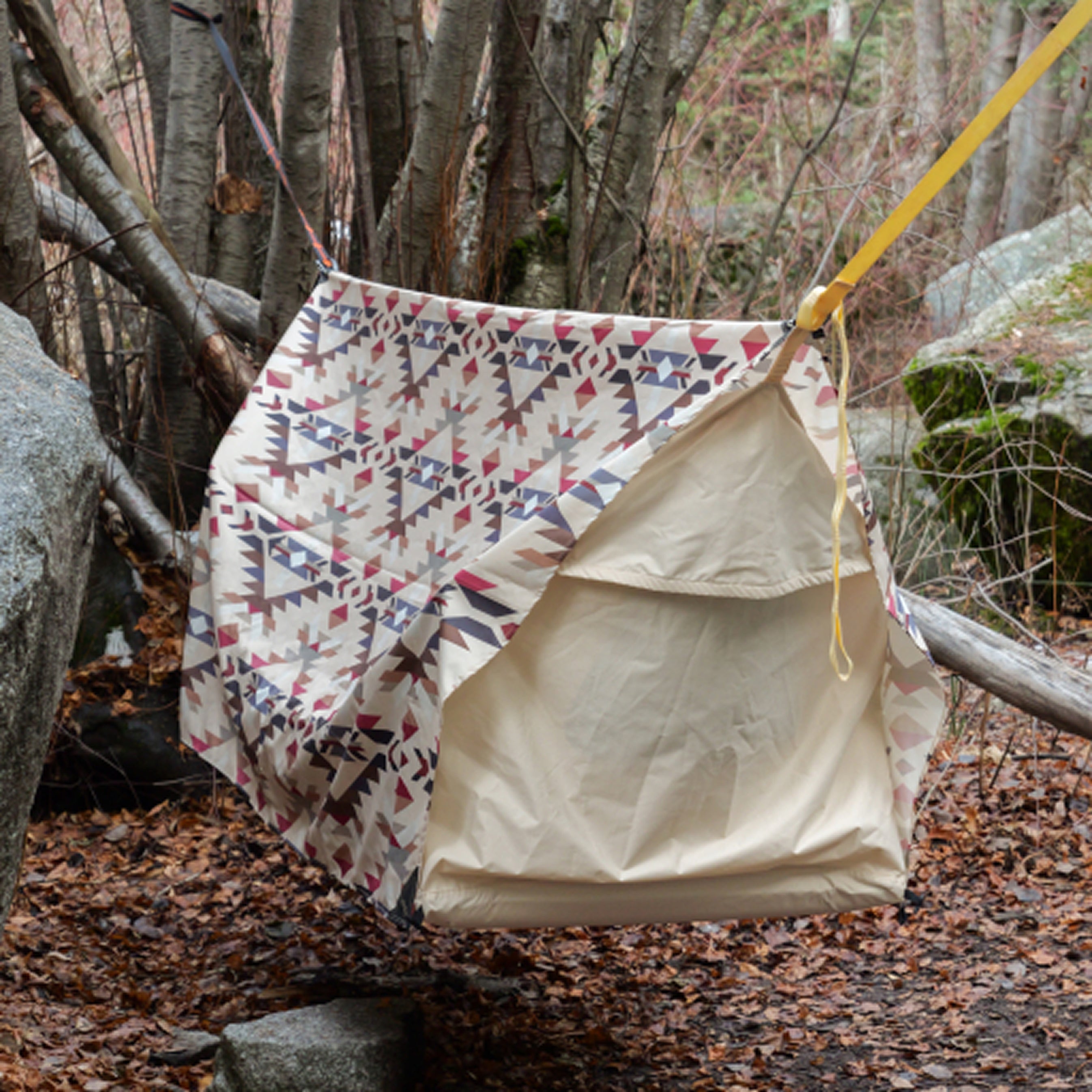 アス　ファニーパック　テント　ライナー Haven Safari | Canvas Lay Flat Hammock Tent – Haven Tents