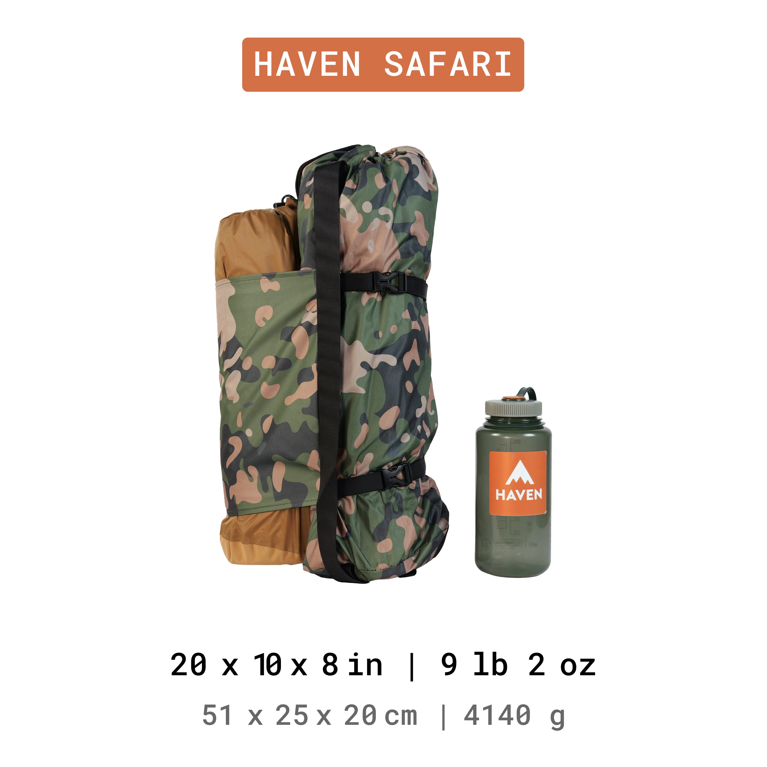 Haven Safari | Canvas Lay Flat Hammock Tent – Haven Tents